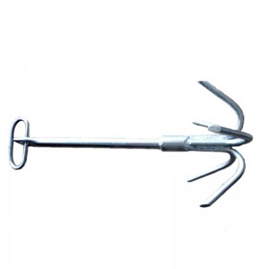 Hot Dip Galvanized 5 Claws Grapnel Anchor