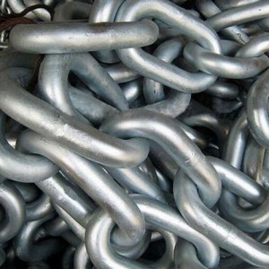 Galvaniseret Long Link Alloy Steel Fish Farming Chain