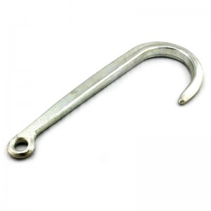 Smed Tow J Hook 3900 LBS WLL Klar zink