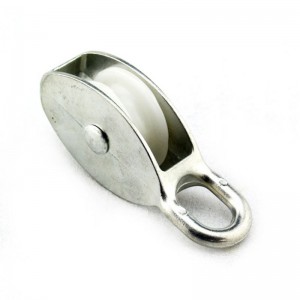 Øjefast Nylon remskive Zinc Alloy Die Cast