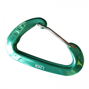 Carabiner af aluminium med ledningsport AC-03