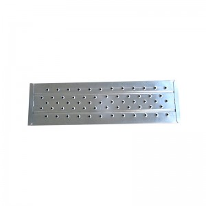 240 Bredde Galvaniseret Stillads Deck Metal Plank